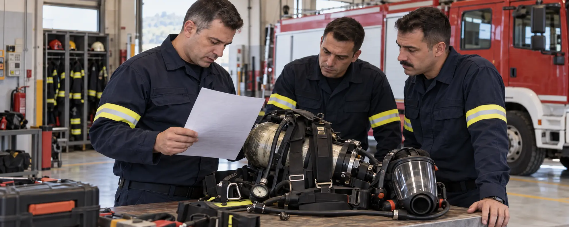 Πηγή εικόνας: FirePedia.gr Αναπνευστικές συσκευές ανοικτού κυκλώματος – ποσότητα αέρα και βάρος φιαλών πεπιεσμένου αέρα